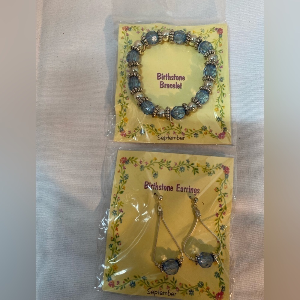 September Stretchy Bracelet & Earring Set (GU)